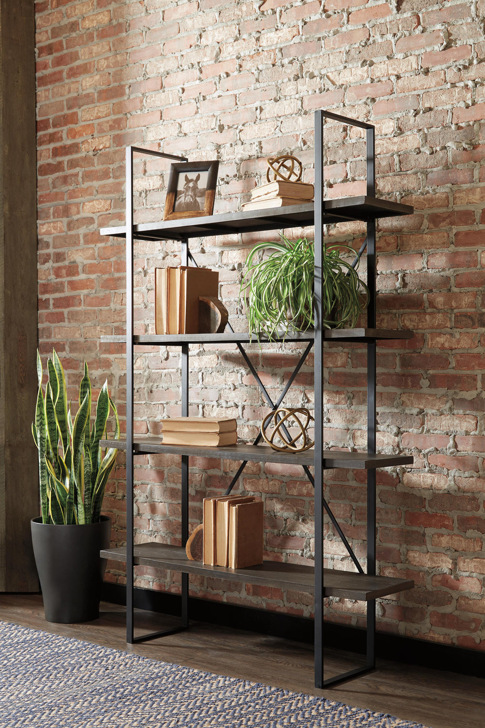 Gilesgrove Bookcase - Dark Gray (2)