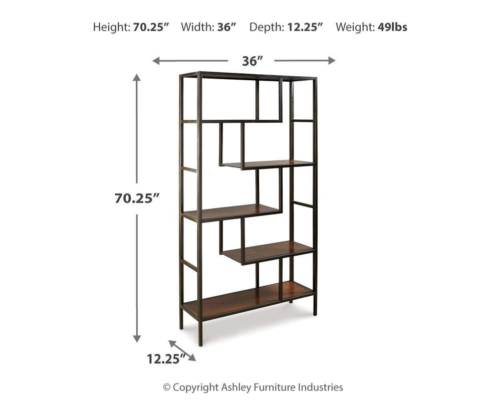 Frankwell Bookcase - Dark Brown (4)