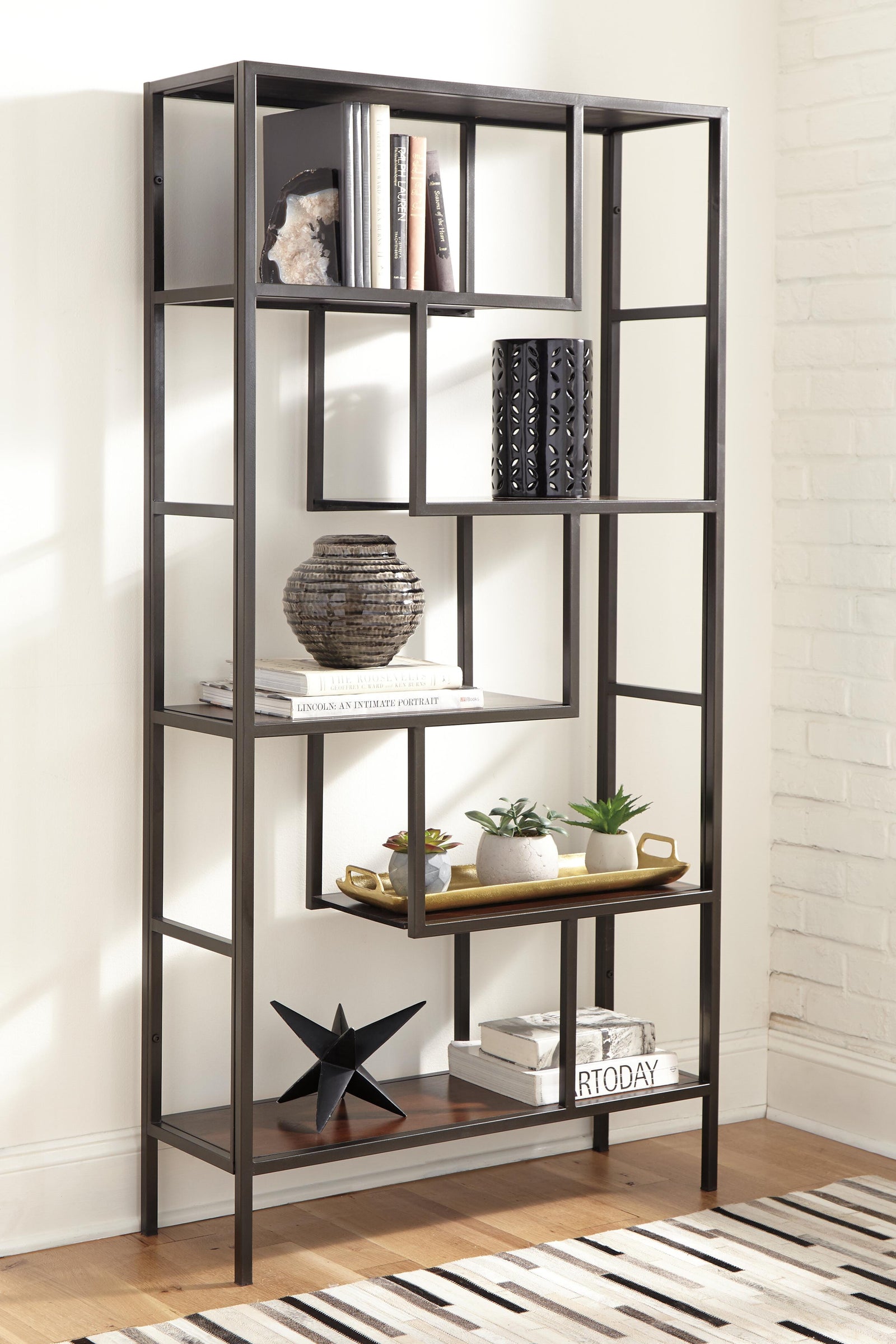 Frankwell Bookcase - Dark Brown (2)