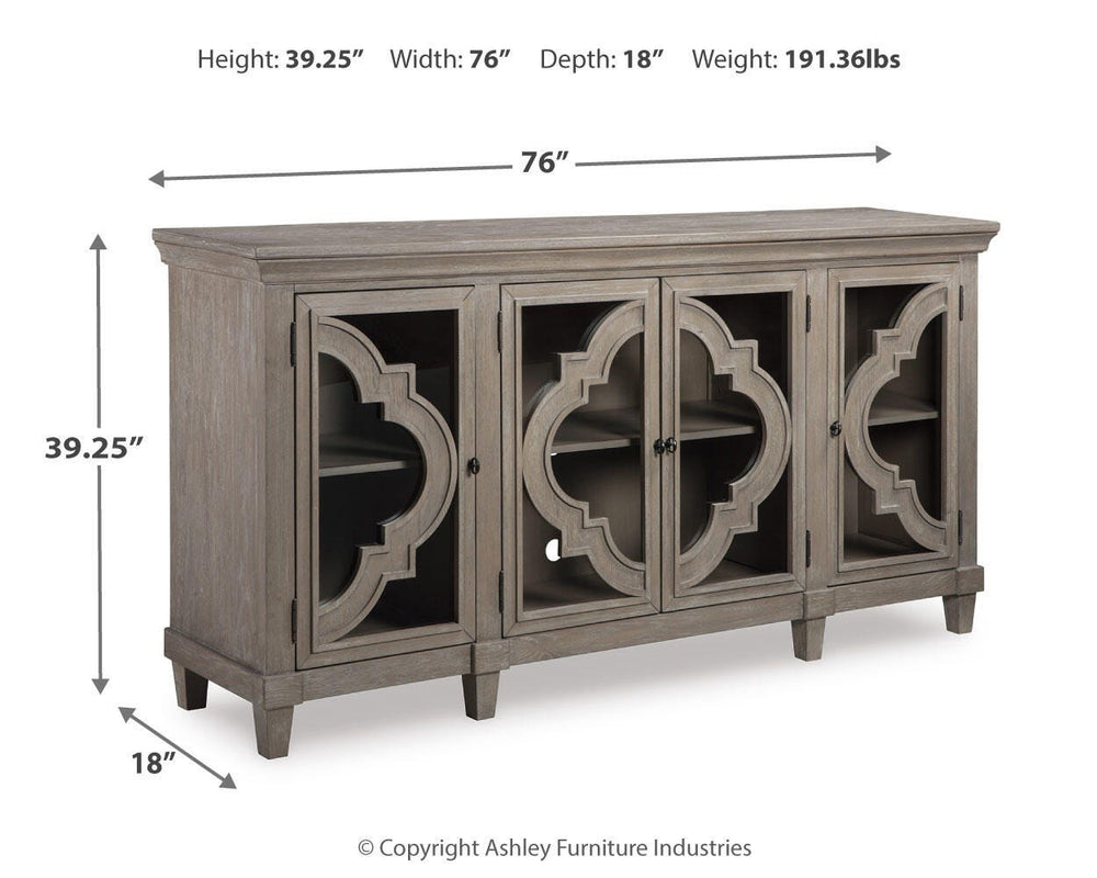 Fossil Ridge Accent Cabinet - Gray (3)