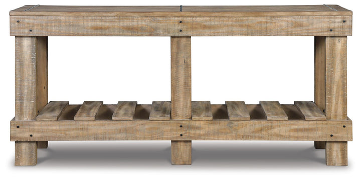 Susandeer Sofa/Console Table - Dark Brown (3)