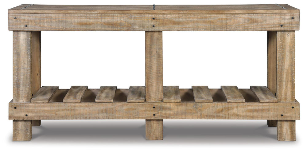 Susandeer Sofa/Console Table - Dark Brown (3)