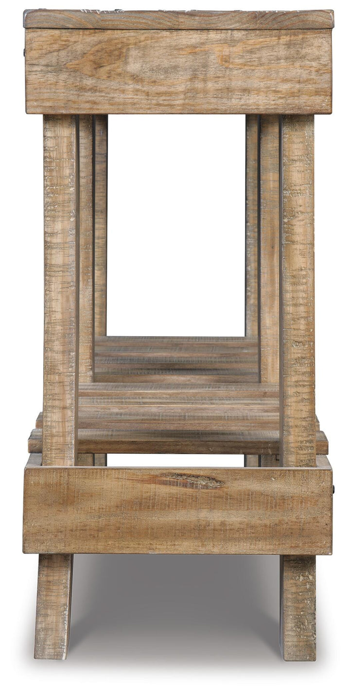 Susandeer Sofa/Console Table - Dark Brown (5)
