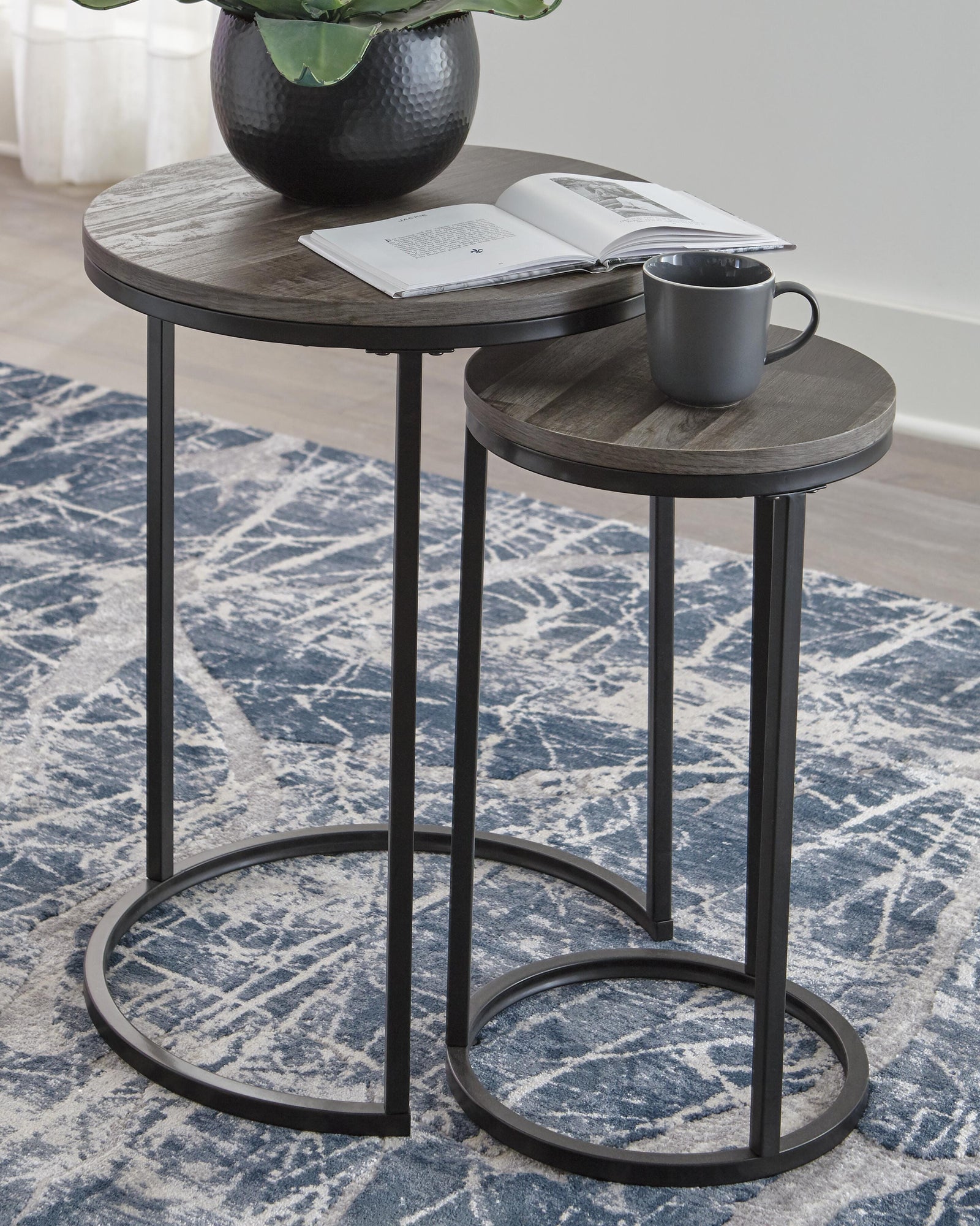 Briarsboro Accent Table (Set of 2) - Dark Gray (2)