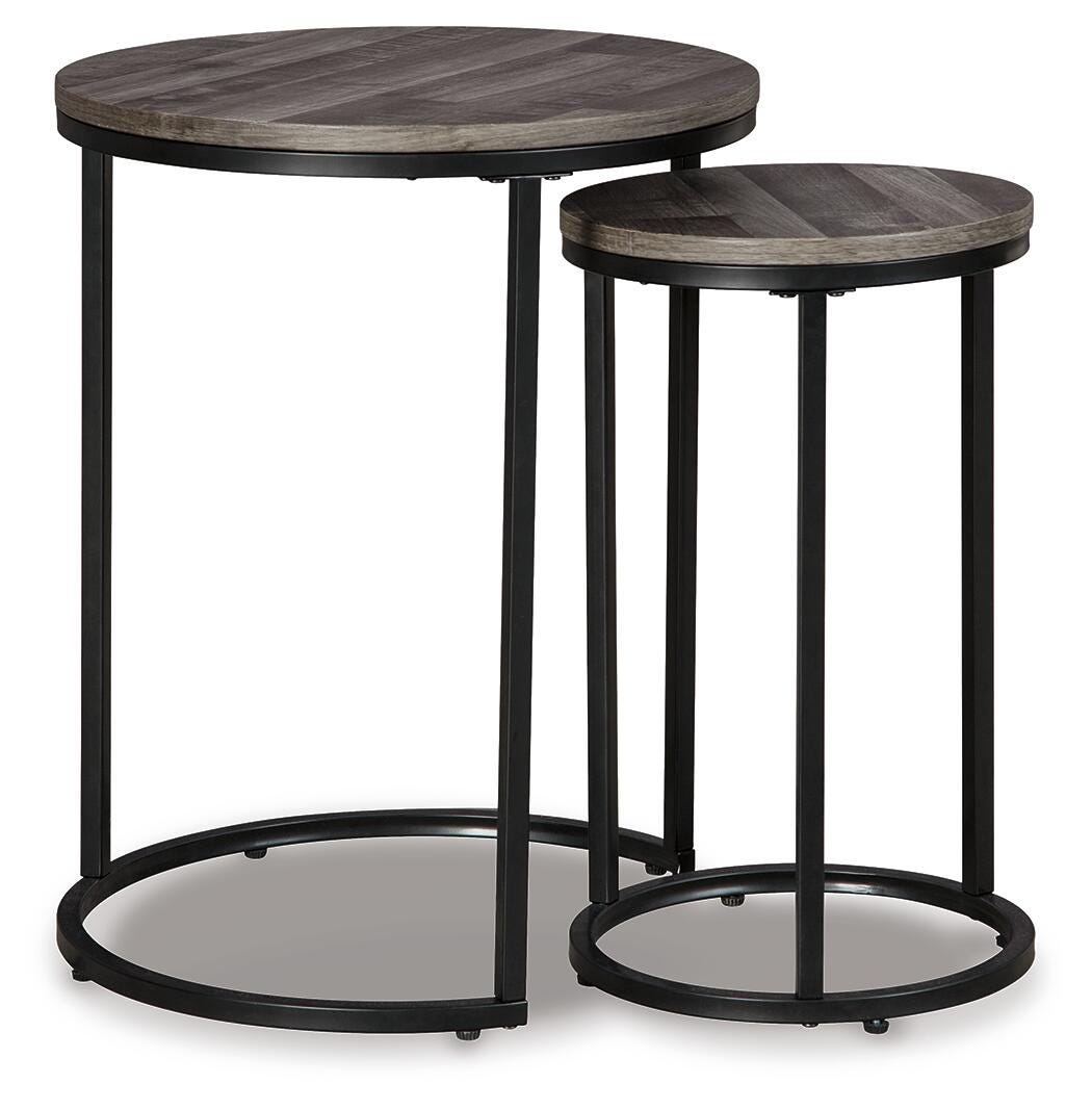Briarsboro Accent Table (Set of 2) - Dark Gray (1)