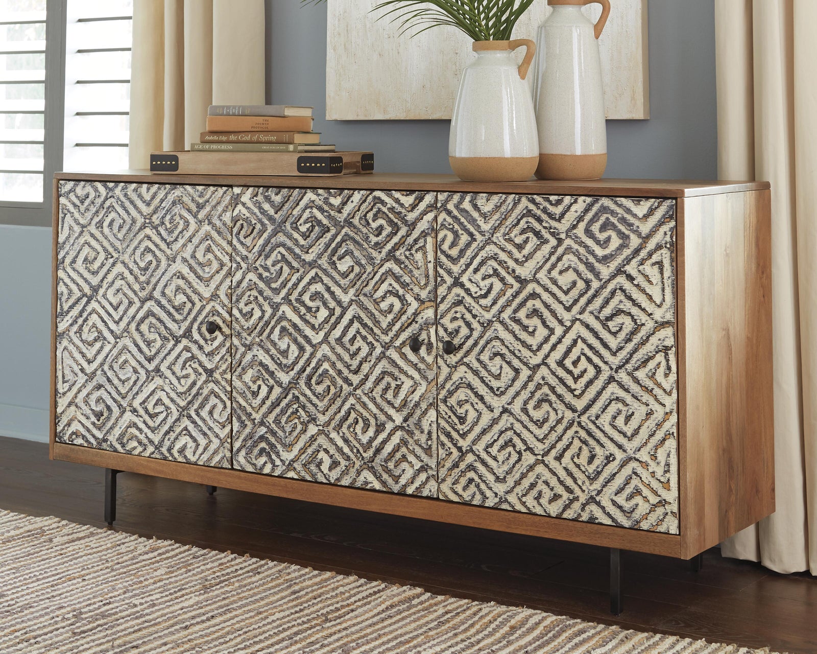 Kerrings Accent Cabinet - Dark Brown (2)