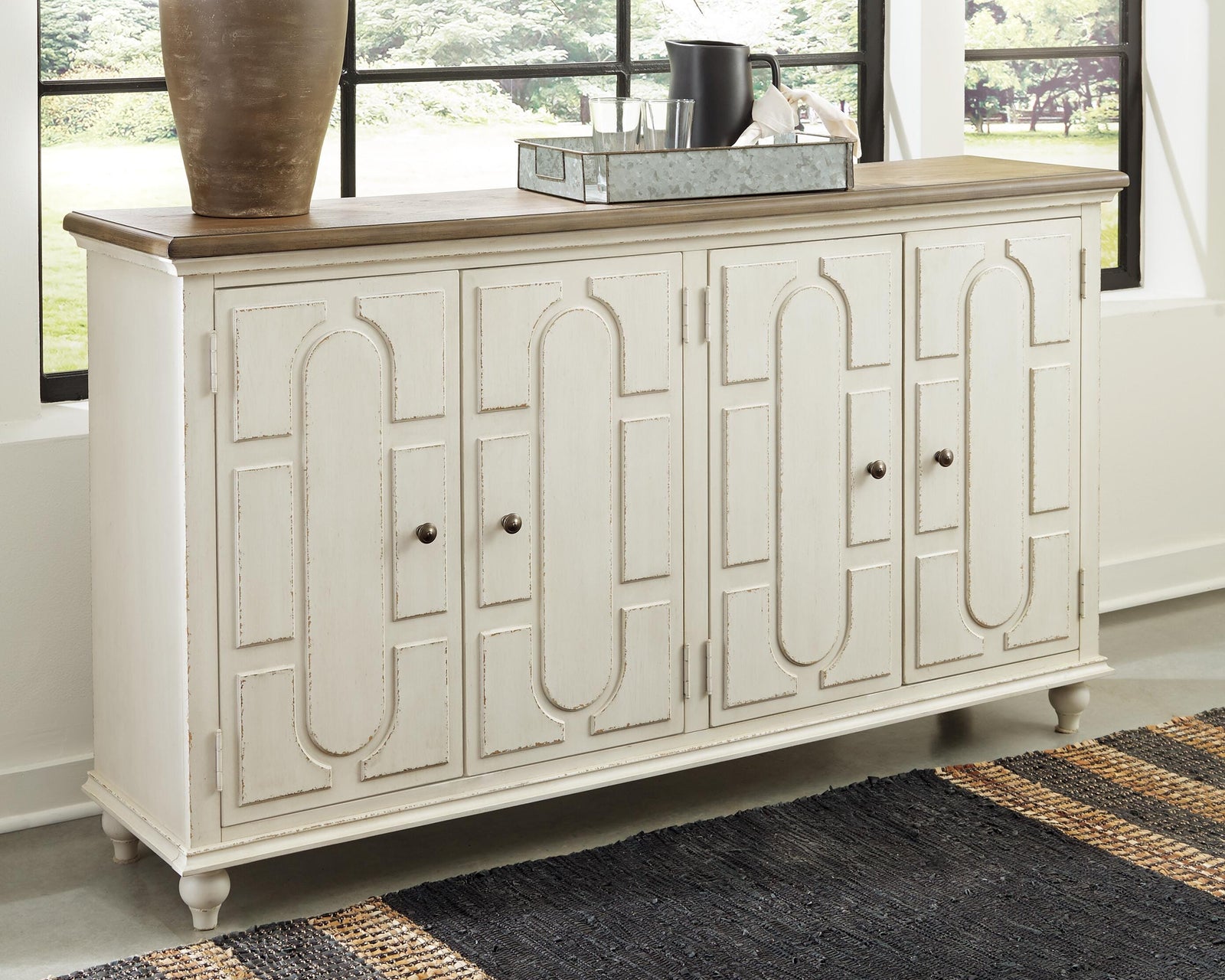 Roranville Accent Cabinet - White (2)