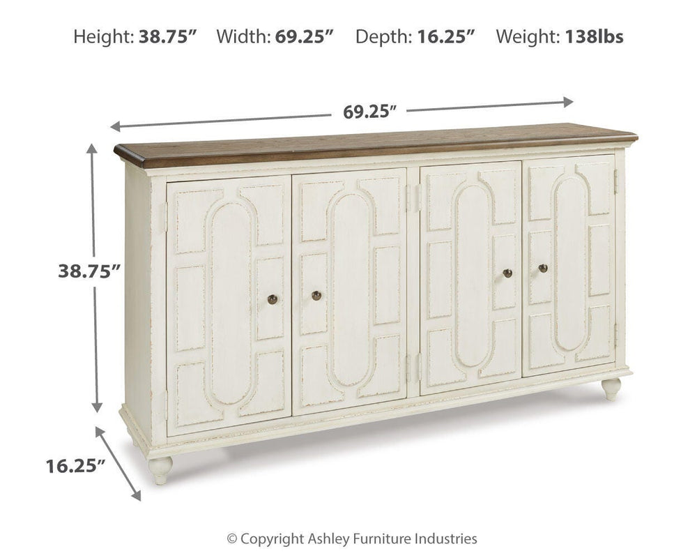 Roranville Accent Cabinet - White (4)