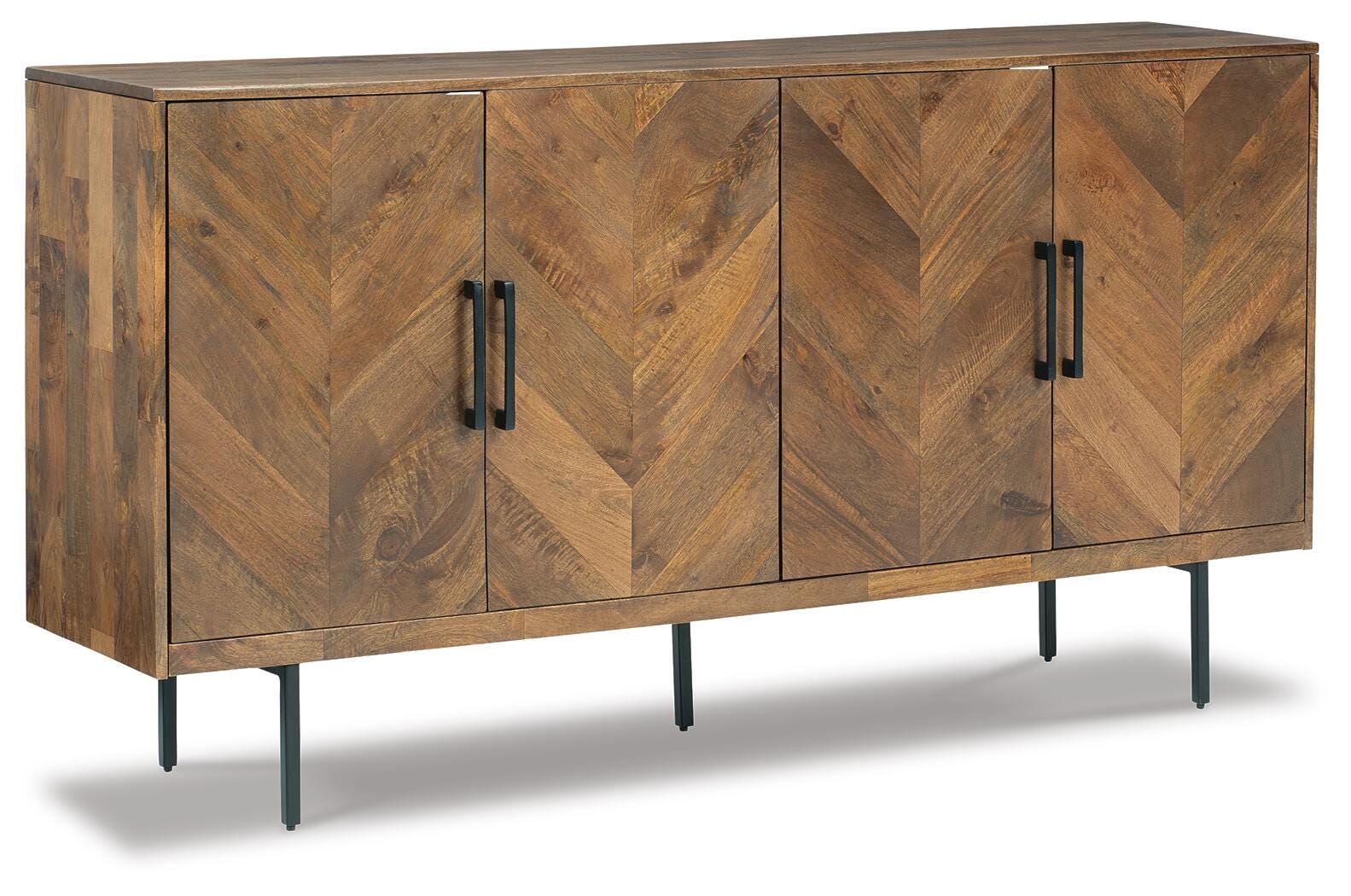 Prattville Accent Cabinet - Dark Brown (1)