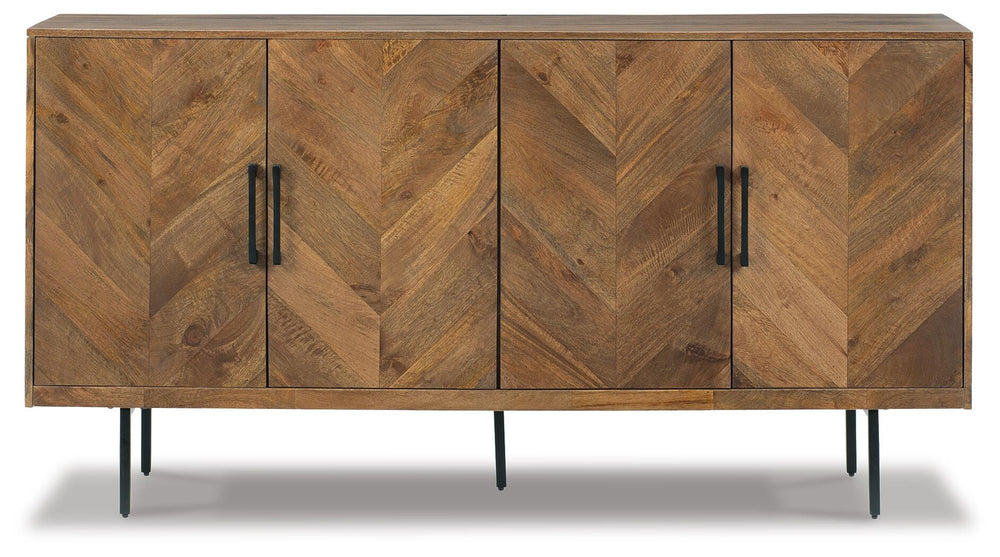 Prattville Accent Cabinet - Dark Brown (4)