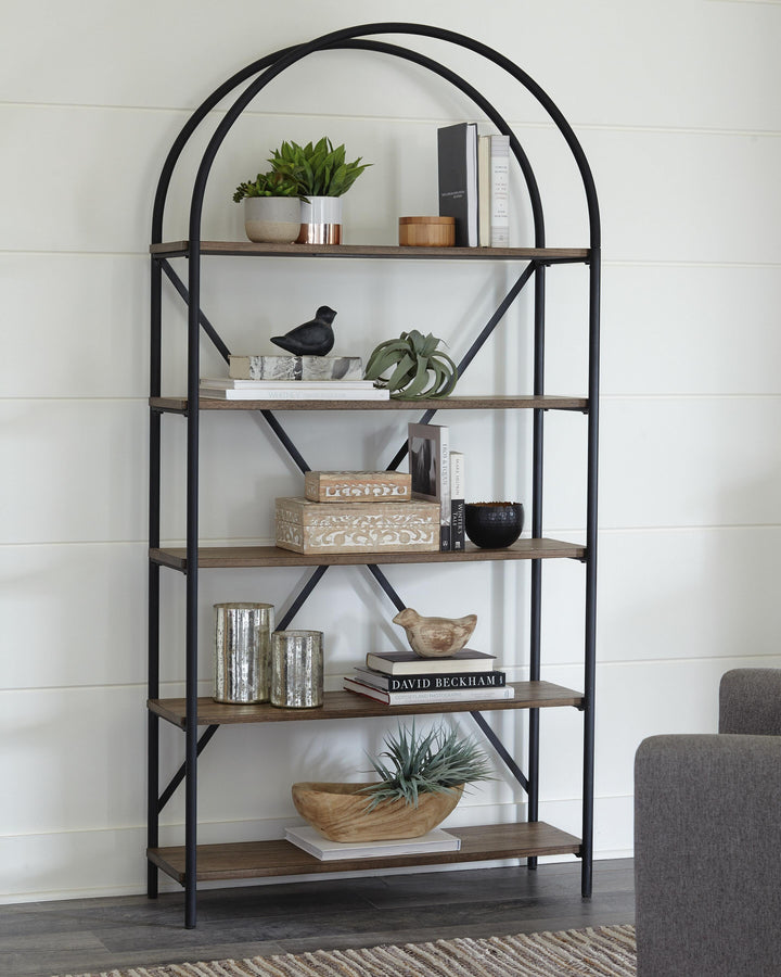 Galtbury Bookcase - Dark Brown (2)