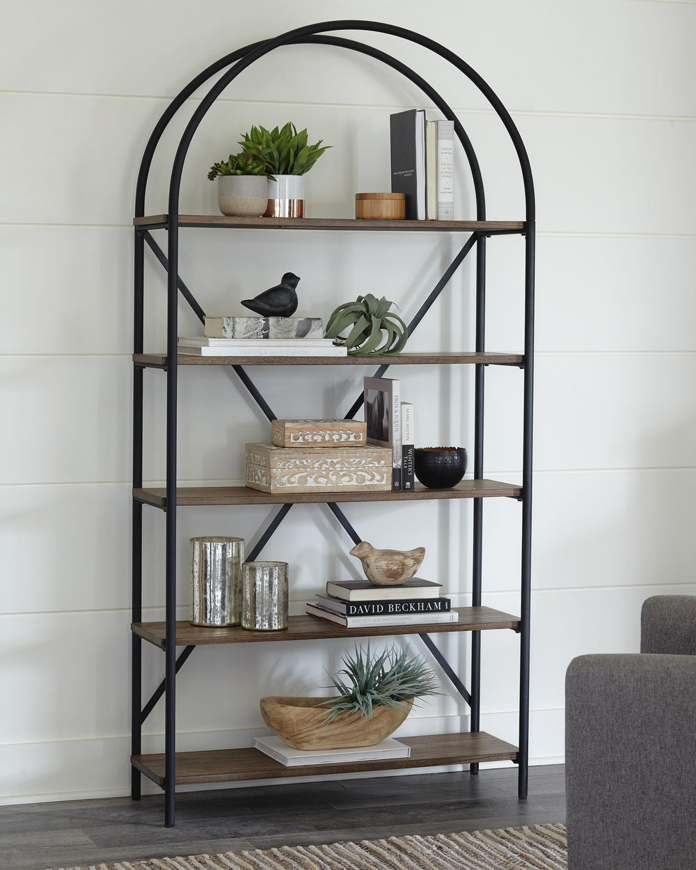 Galtbury Bookcase - Dark Brown (2)