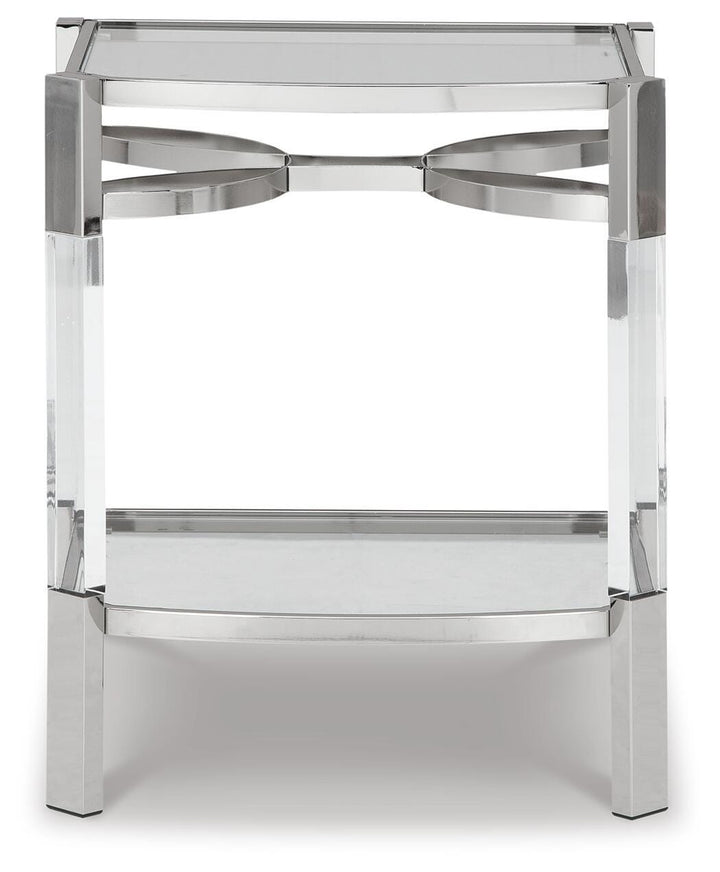 Chaseton Accent Table - Pearl Silver (1)