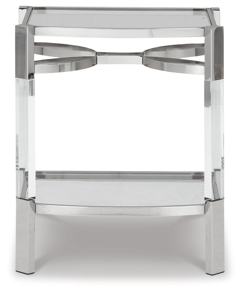 Chaseton Accent Table - Pearl Silver (1)