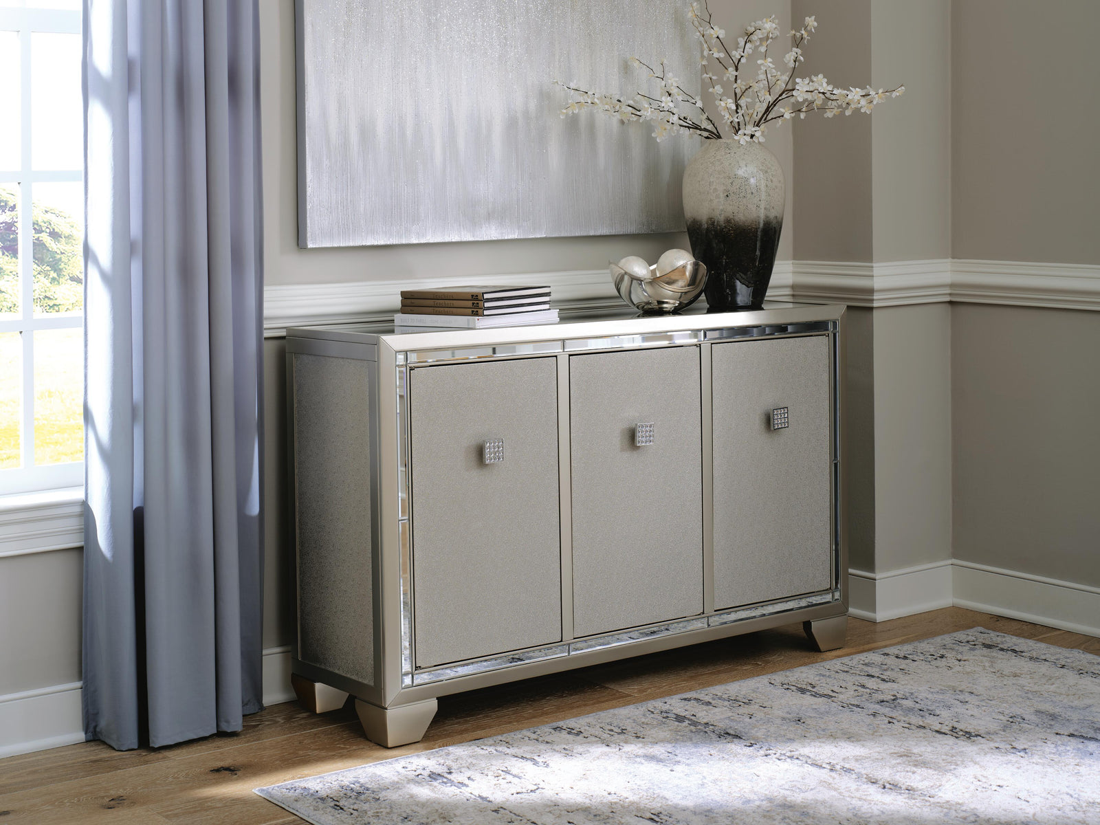 Chaseton Accent Cabinet - Gold (2)