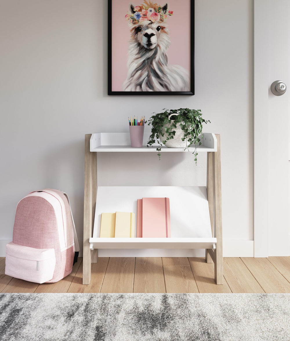 Blariden Small Bookcase - White (2)