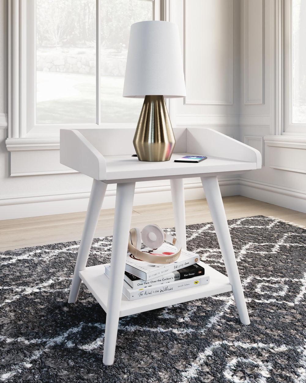 Blariden Accent Table - White (8)