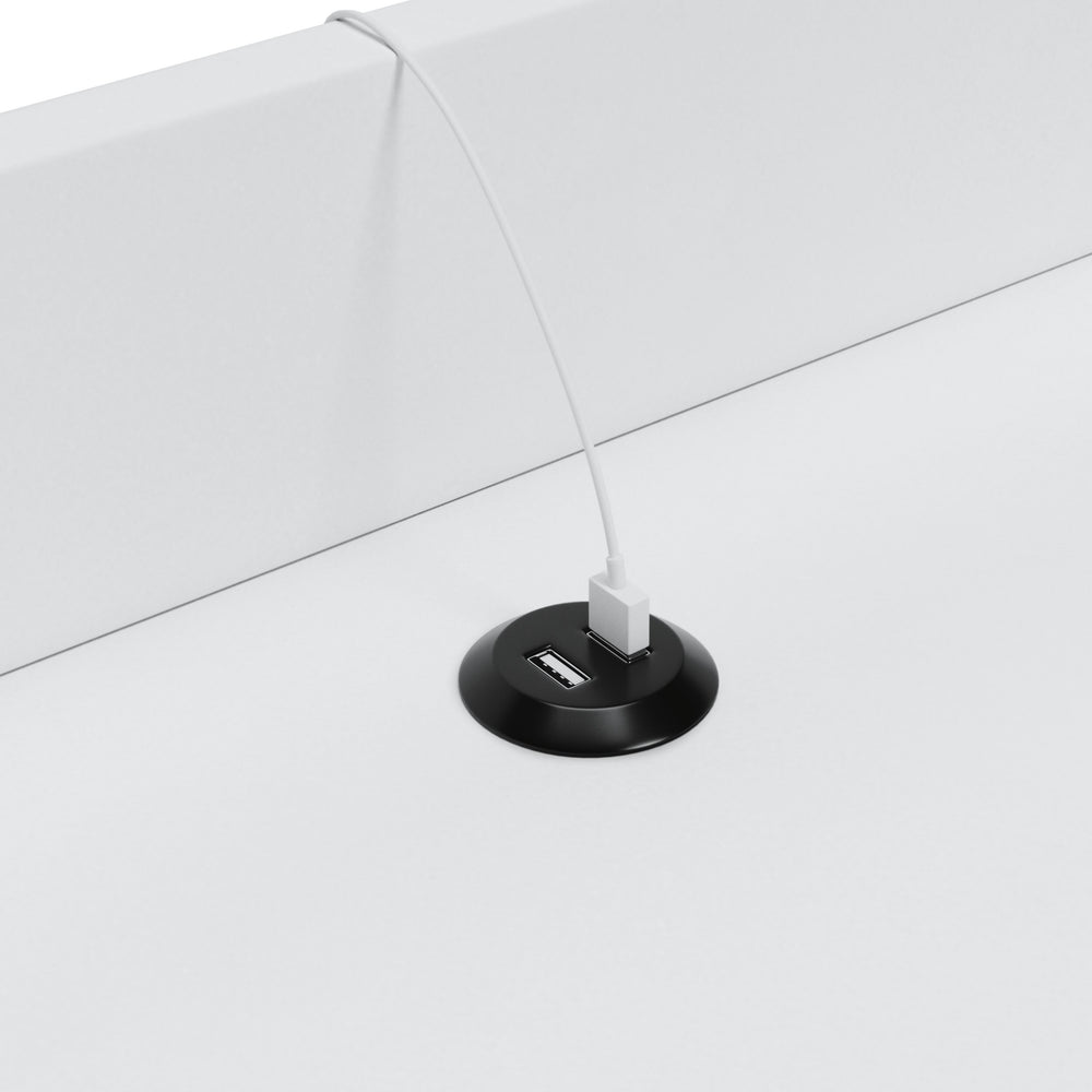 Blariden Accent Table - White (9)