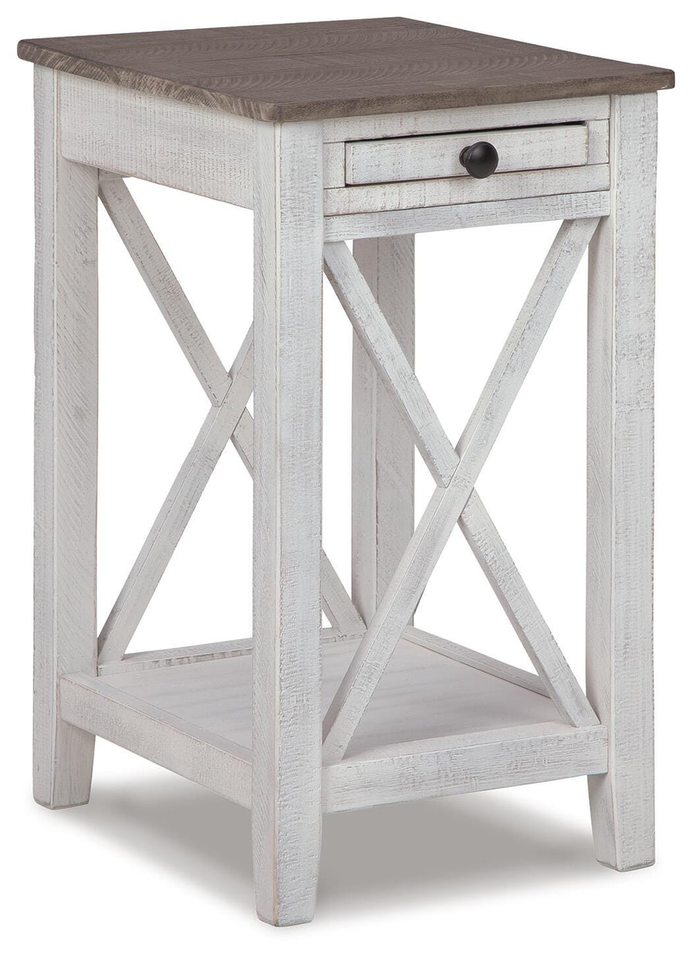 Adalane Accent Table - White (1)
