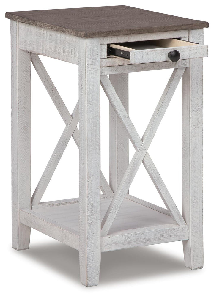Adalane Accent Table - White (3)