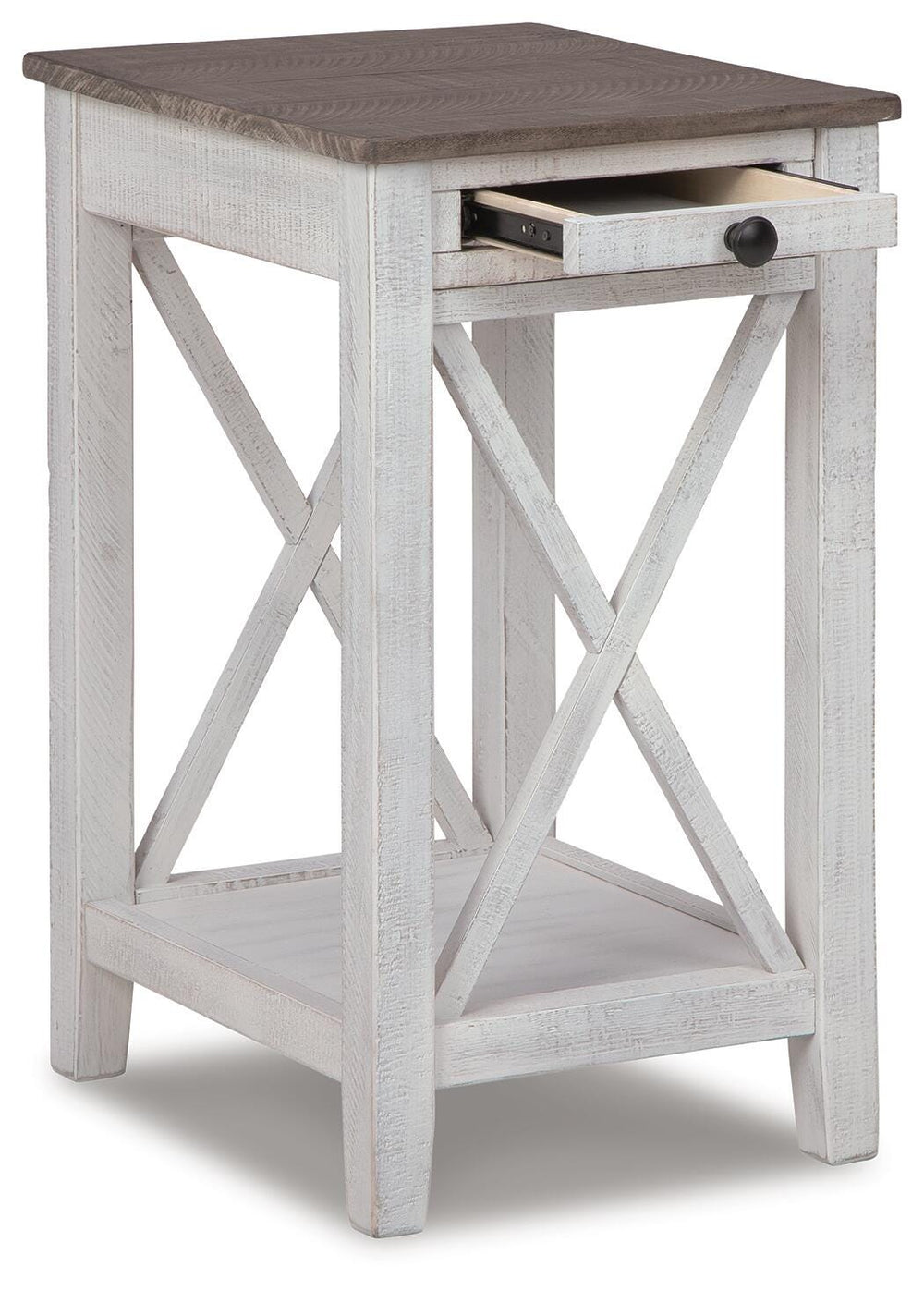 Adalane Accent Table - White (3)