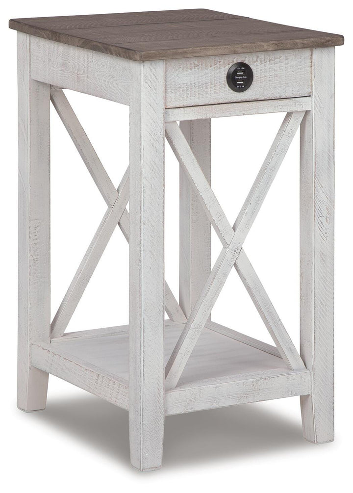 Adalane Accent Table - White (5)