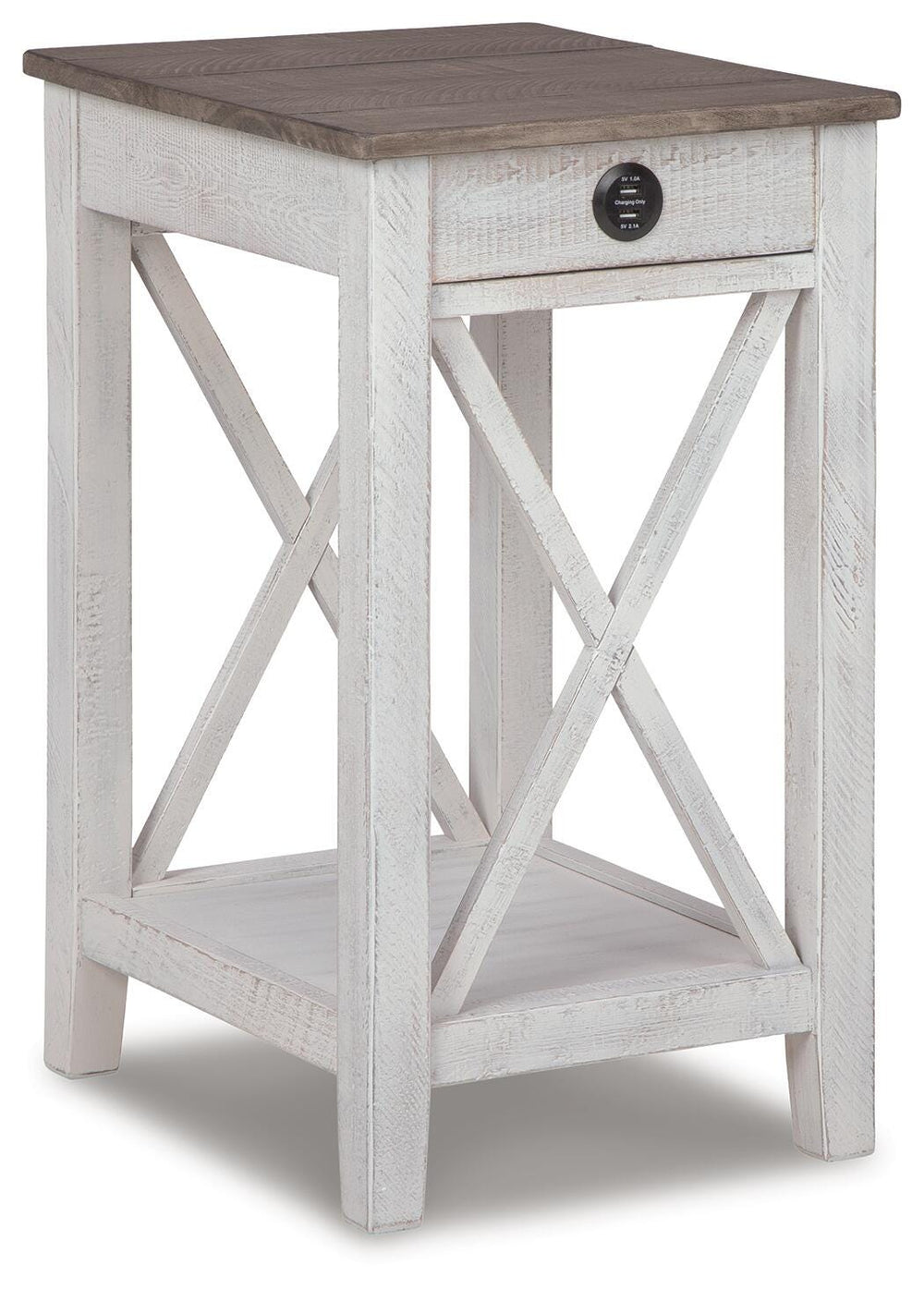 Adalane Accent Table - White (5)
