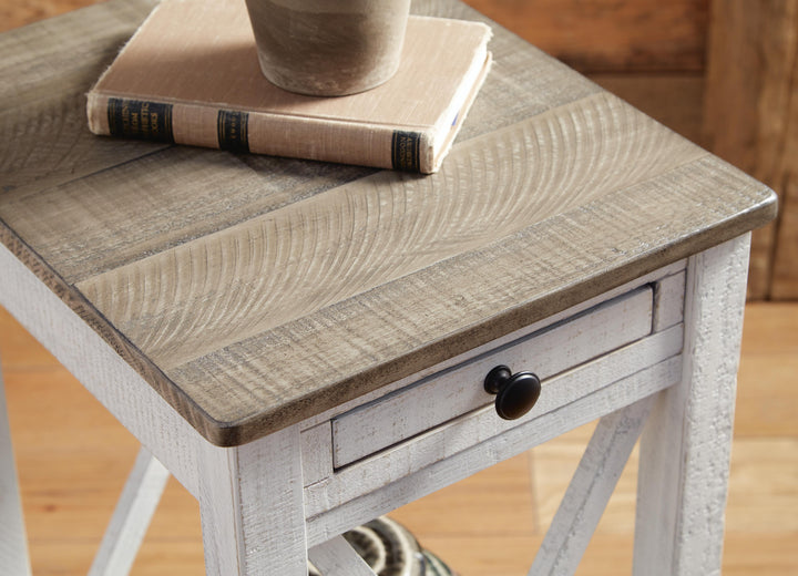 Adalane Accent Table - White (9)