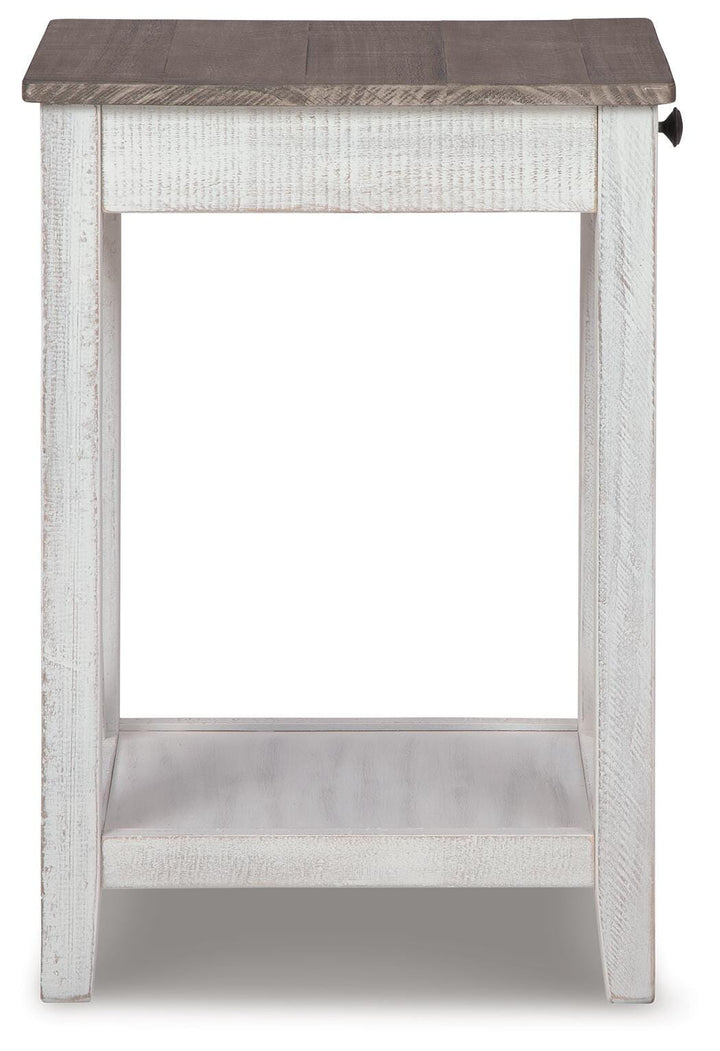 Adalane Accent Table - White (4)