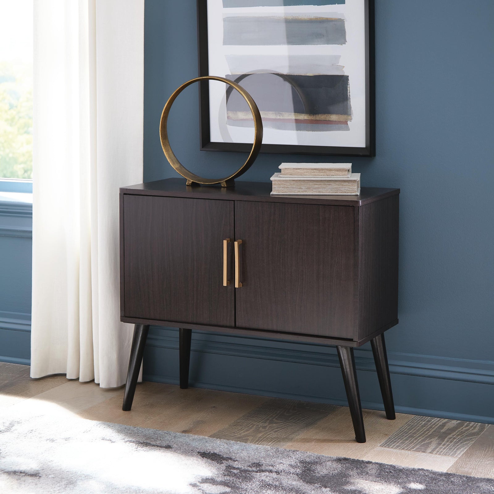 Orinfield Accent Cabinet - Dark Brown (2)