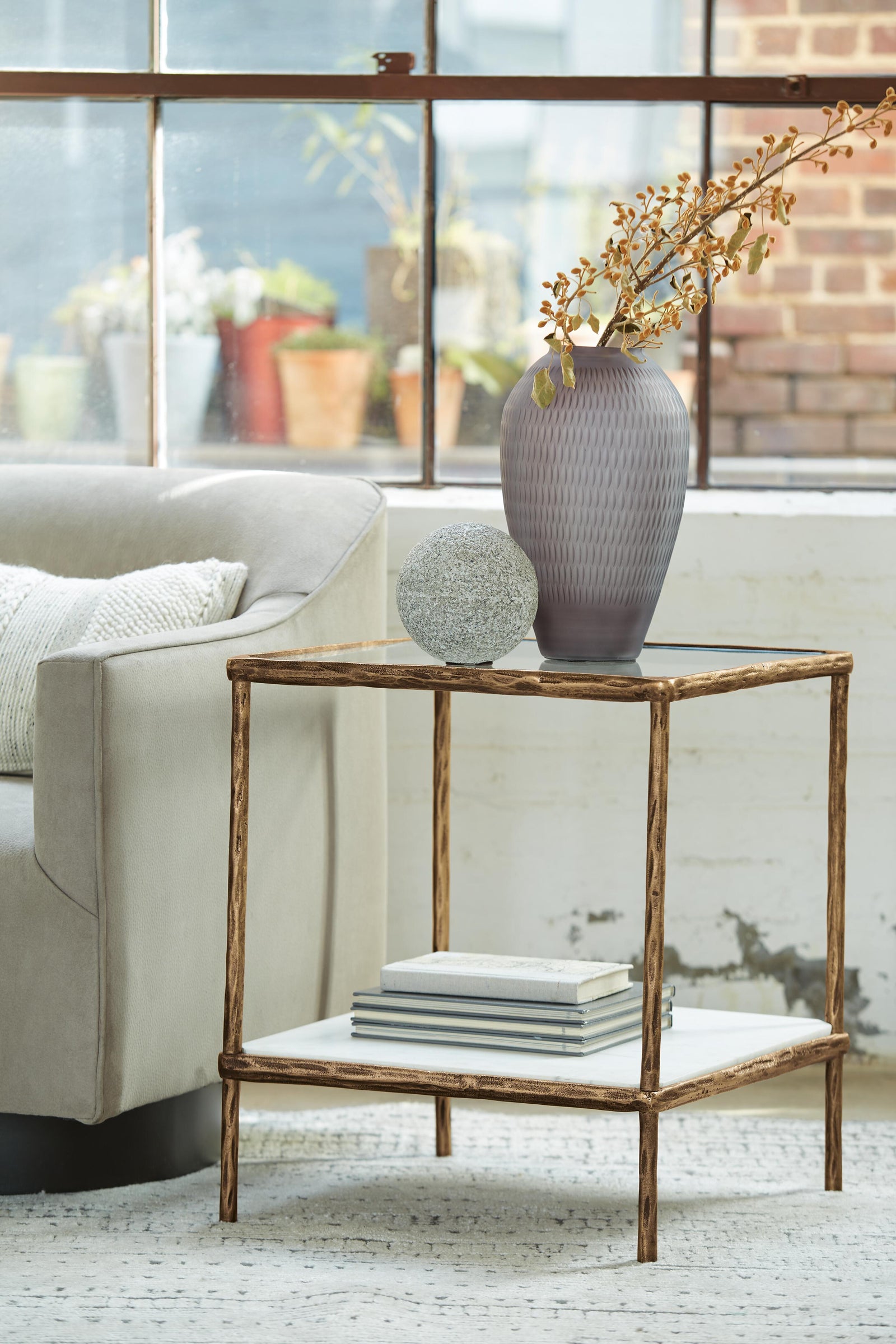 Ryandale Accent Table - Dark Brown (2)