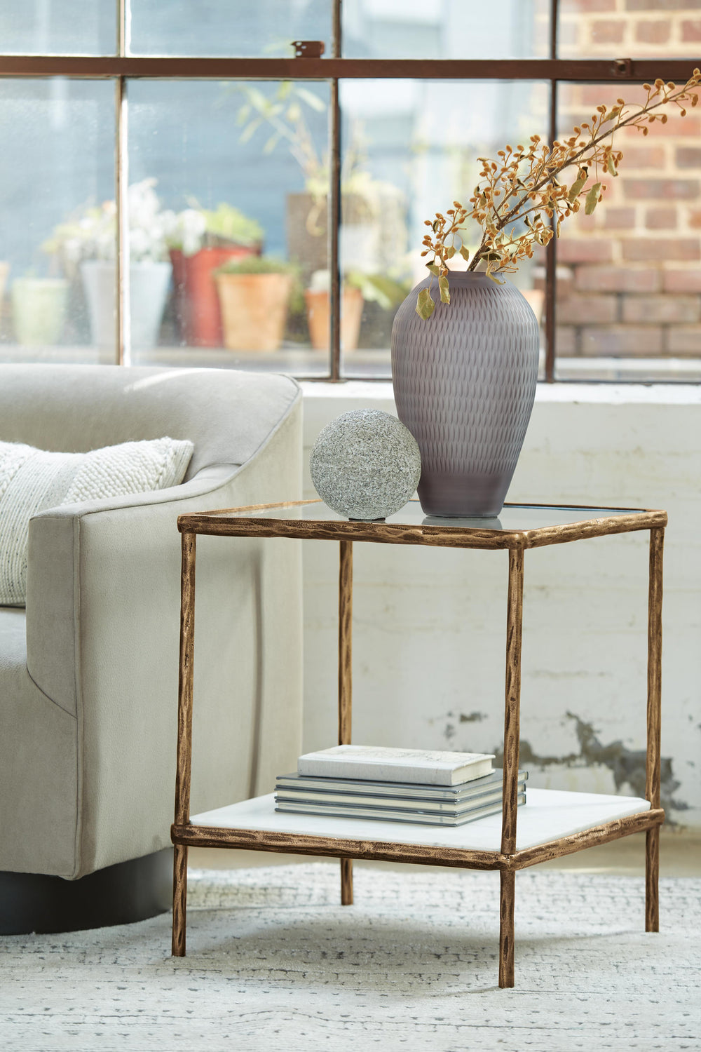 Ryandale Accent Table - Dark Brown (2)
