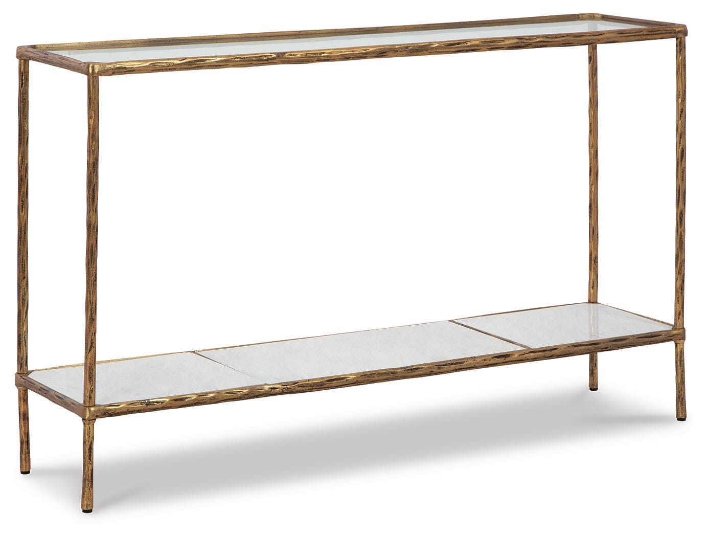 Ryandale Console Sofa Table - Dark Brown (1)