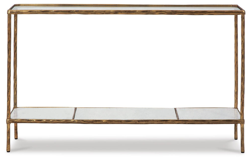 Ryandale Console Sofa Table - Dark Brown (3)