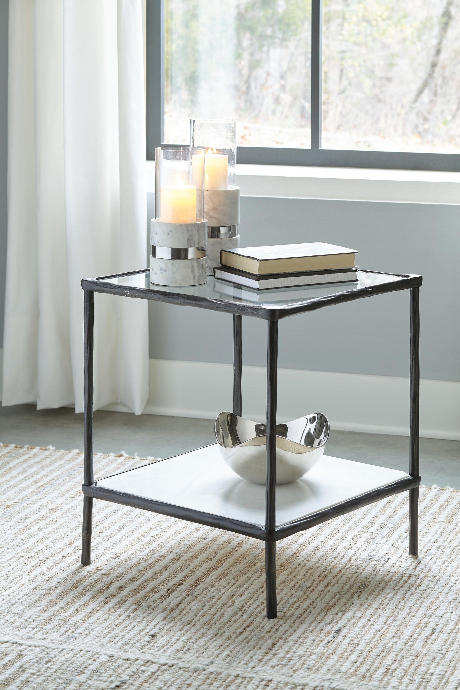Ryandale Accent Table - Black (2)