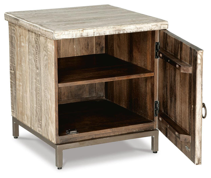 Laddford Accent Cabinet - Light Brown (3)