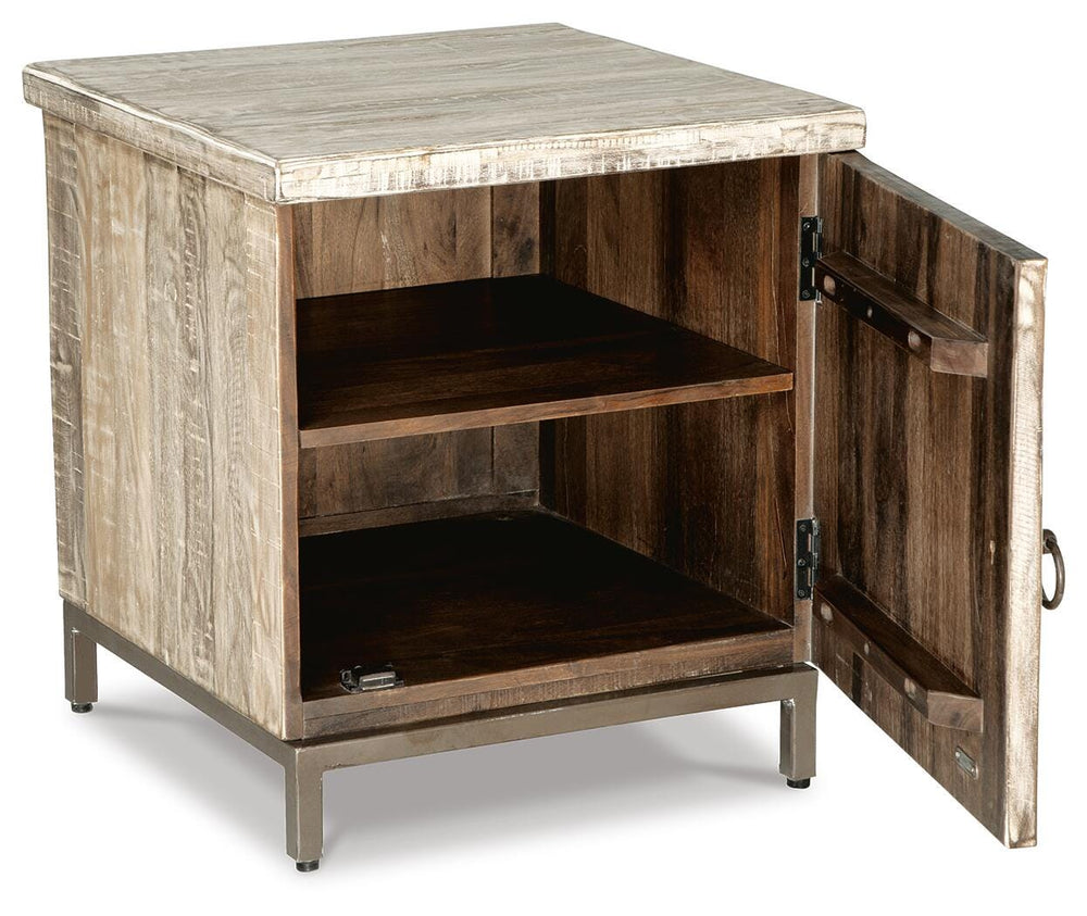 Laddford Accent Cabinet - Light Brown (3)