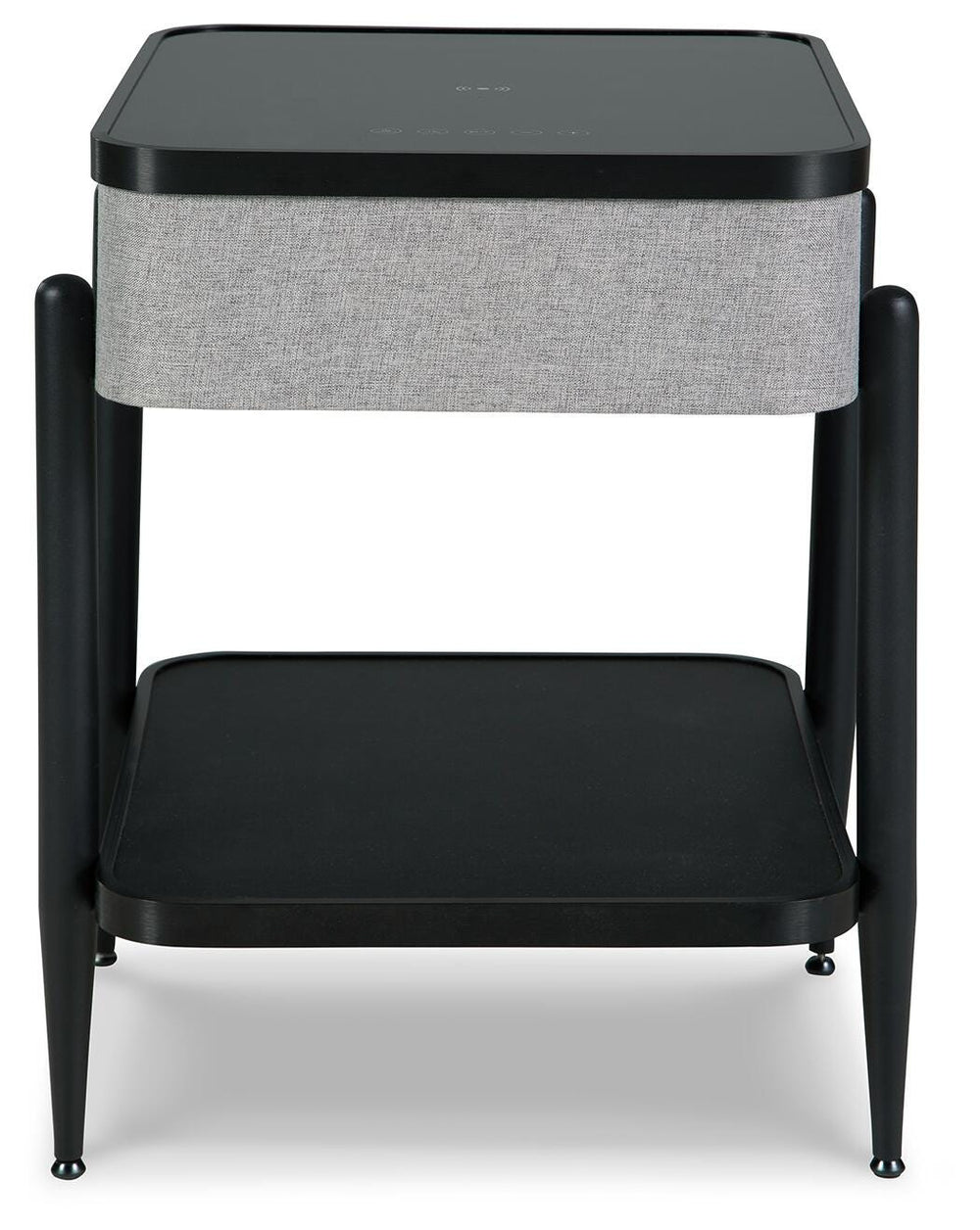 Jorvalee Accent Table with Speaker - Dark Gray (3)