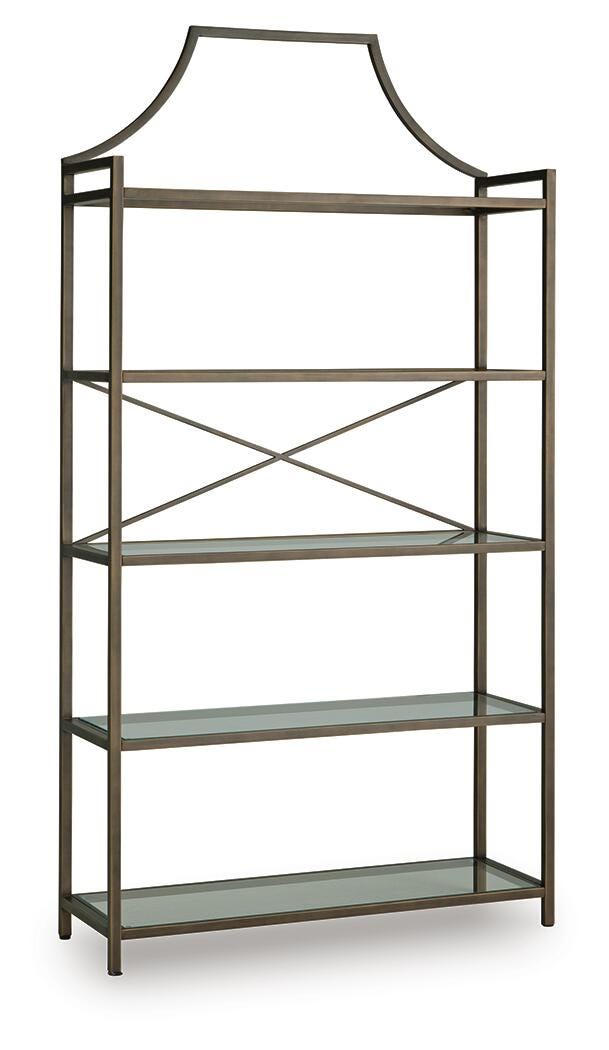 Bernonly 72" Bookcase - Bronze (1)