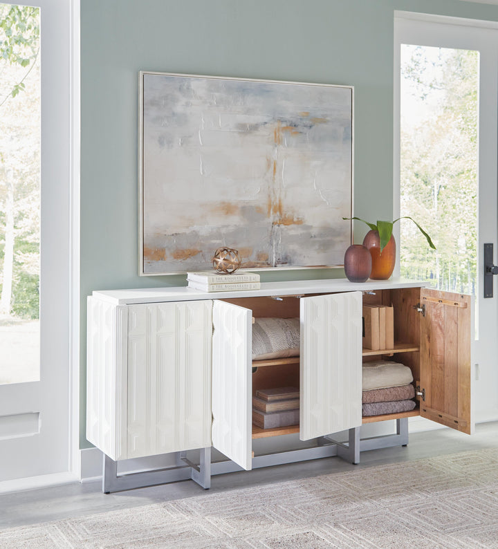 Ornawel Accent Cabinet - White (5)