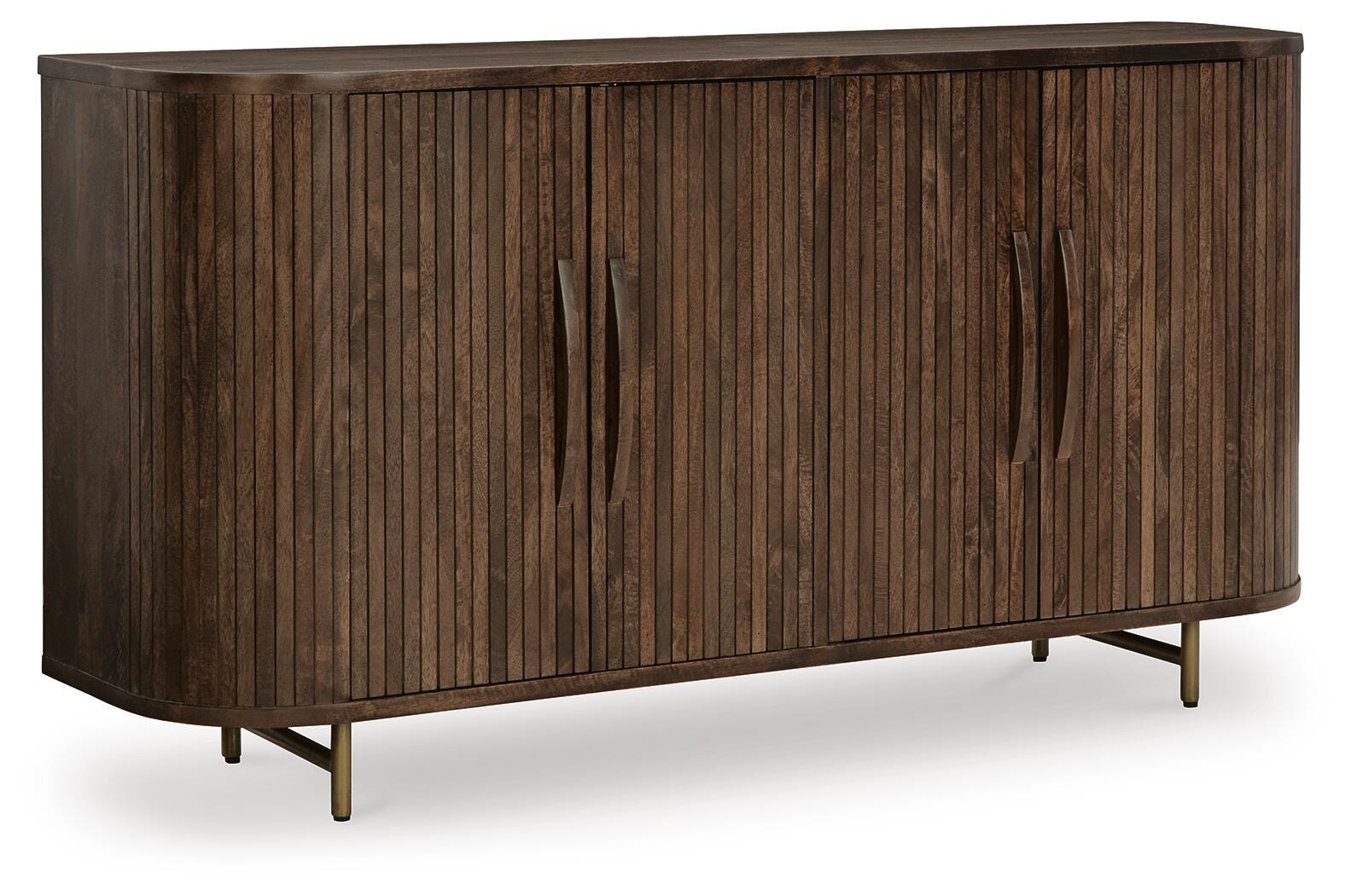 Amickly Accent Cabinet - Dark Brown (1)