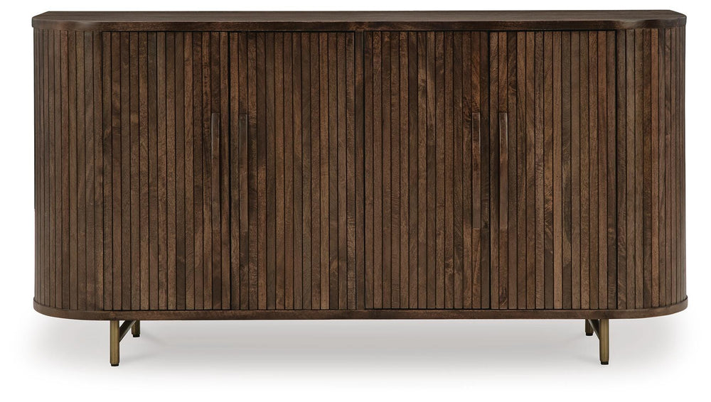 Amickly Accent Cabinet - Dark Brown (4)
