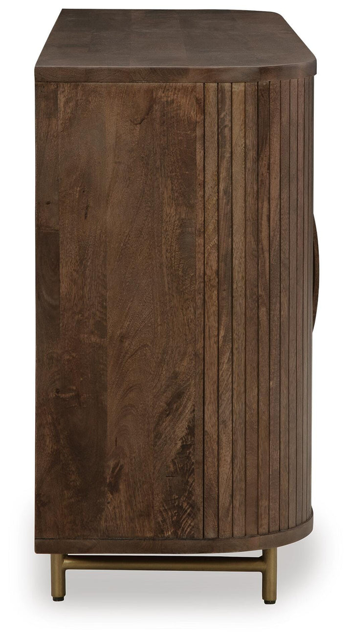 Amickly Accent Cabinet - Dark Brown (5)