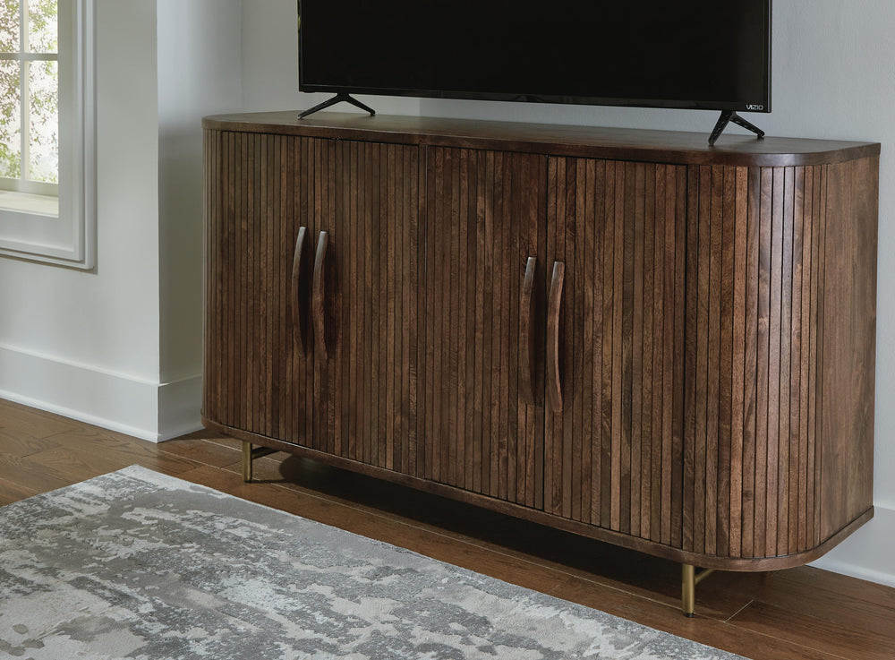 Amickly Accent Cabinet - Dark Brown (6)