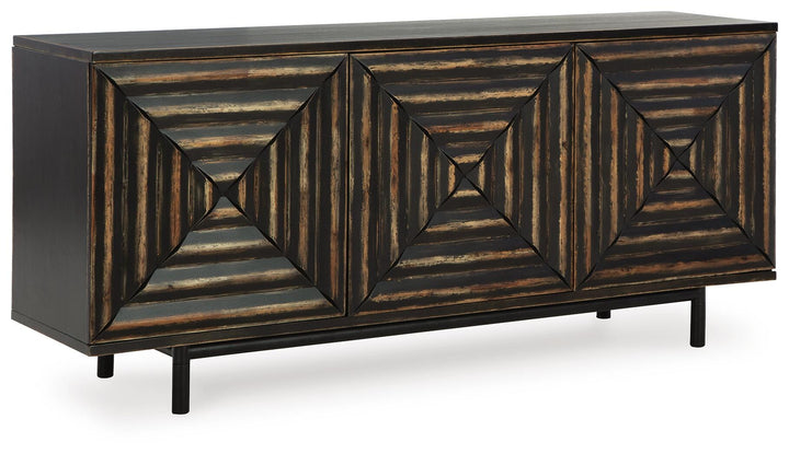 Fair Ridge Accent Cabinet - Black (1)