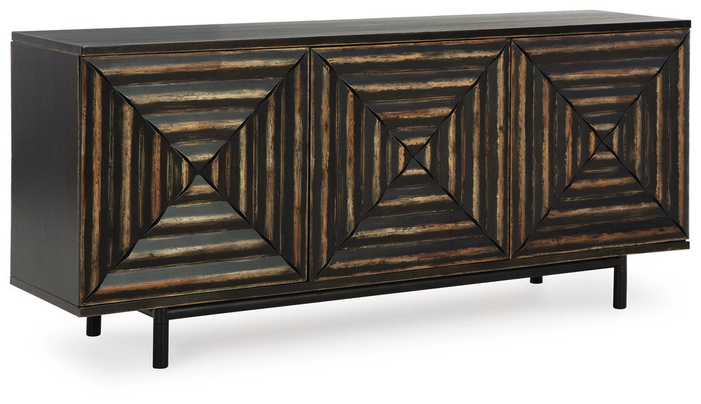 Fair Ridge Accent Cabinet - Black (1)