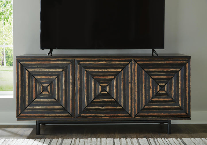 Fair Ridge Accent Cabinet - Black (6)