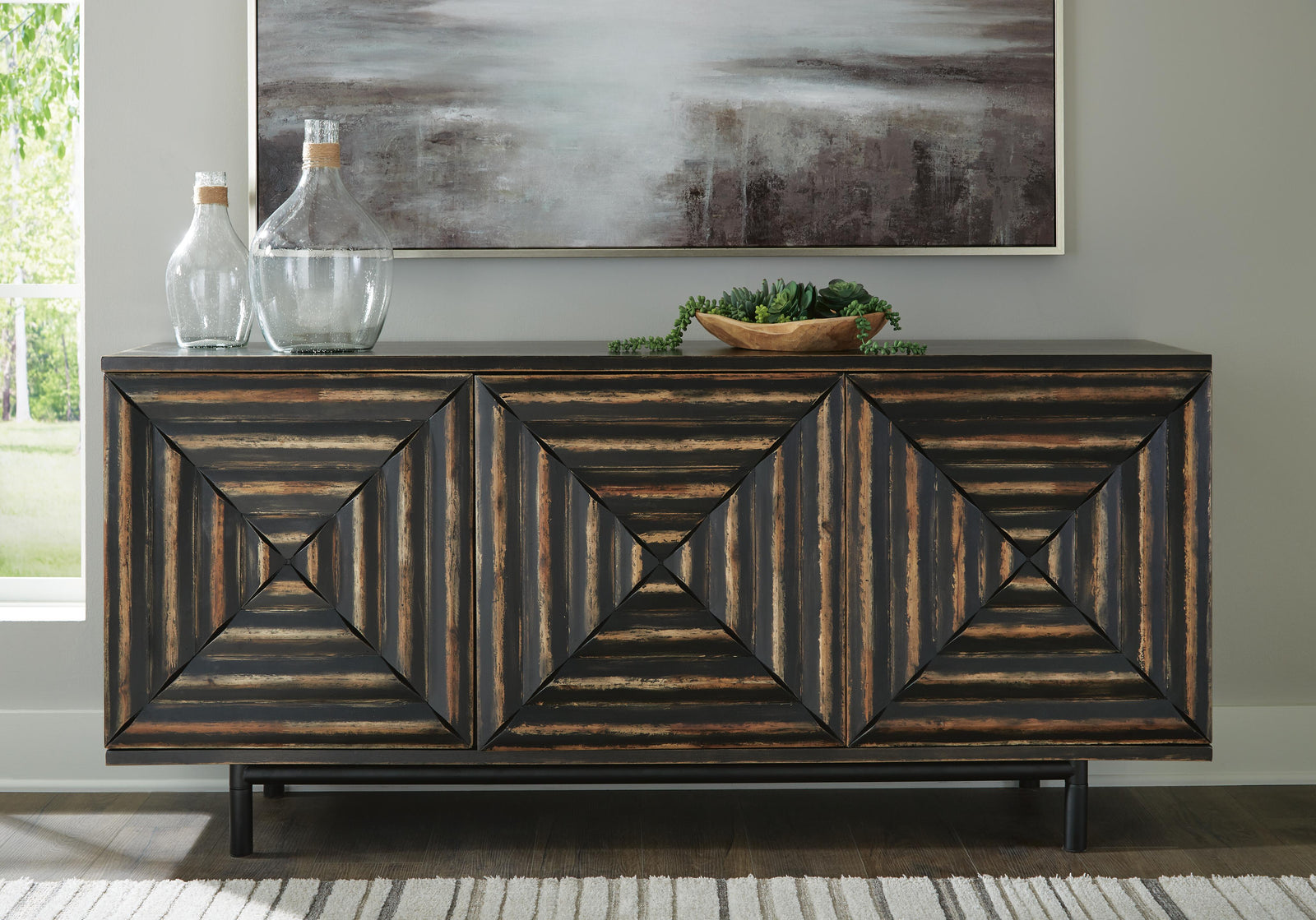 Fair Ridge Accent Cabinet - Black (2)