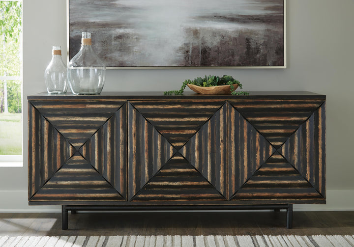 Fair Ridge Accent Cabinet - Black (2)