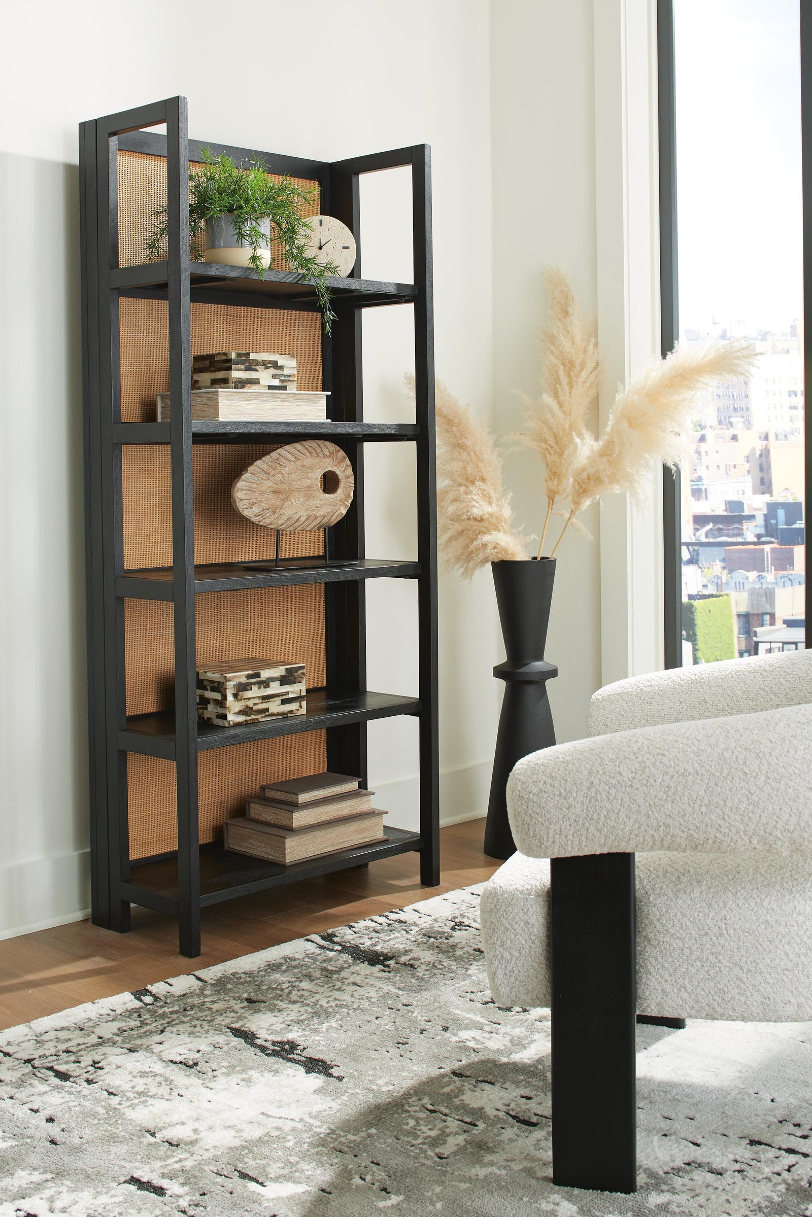 Abyard Bookcase - Black (2)